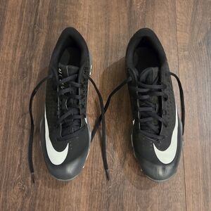 Nike Black and White Football Cleats